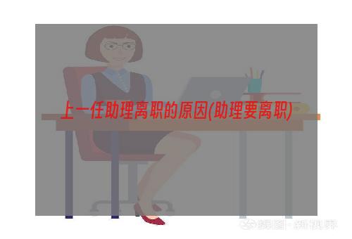 上一任助理离职的原因(助理要离职)