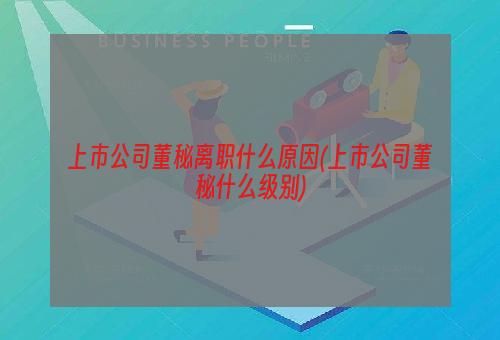 上市公司董秘离职什么原因(上市公司董秘什么级别)