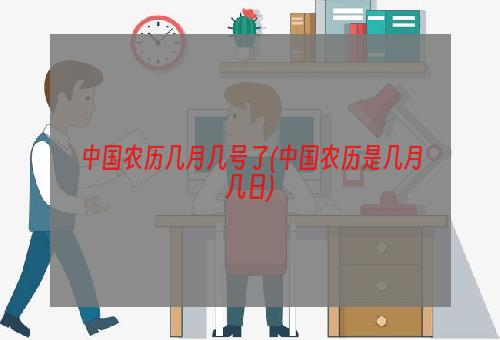 中国农历几月几号了(中国农历是几月几日)