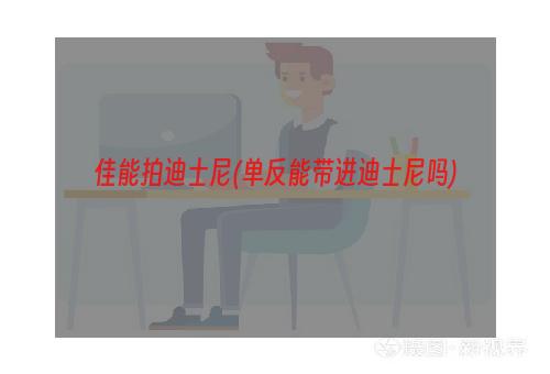 佳能拍迪士尼(单反能带进迪士尼吗)