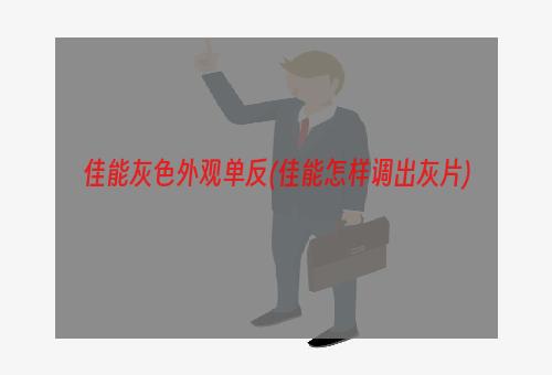 佳能灰色外观单反(佳能怎样调出灰片)