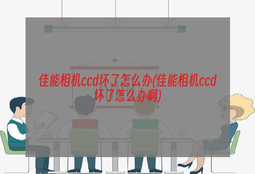 佳能相机ccd坏了怎么办(佳能相机ccd坏了怎么办啊)