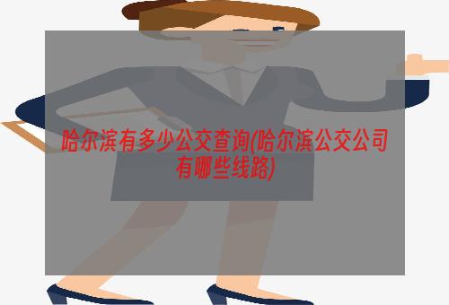 哈尔滨有多少公交查询(哈尔滨公交公司有哪些线路)