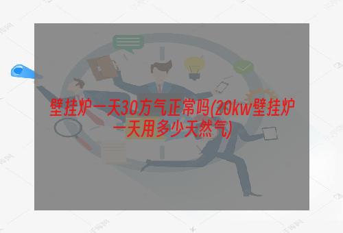 壁挂炉一天30方气正常吗(20kw壁挂炉一天用多少天然气)