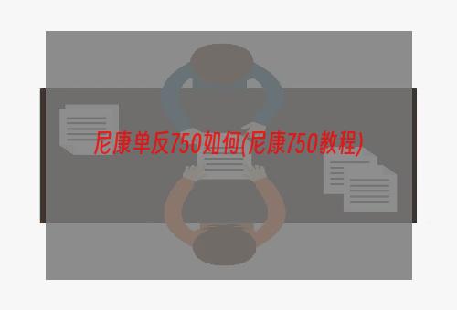 尼康单反750如何(尼康750教程)