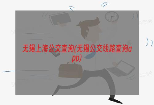 无锡上海公交查询(无锡公交线路查询app)