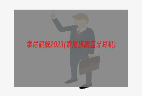 索尼旗舰2023(索尼旗舰蓝牙耳机)