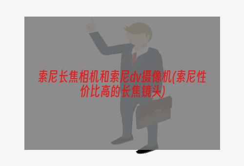 索尼长焦相机和索尼dv摄像机(索尼性价比高的长焦镜头)