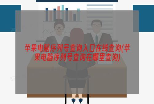 苹果电脑序列号查询入口在线查询(苹果电脑序列号查询在哪里查询)