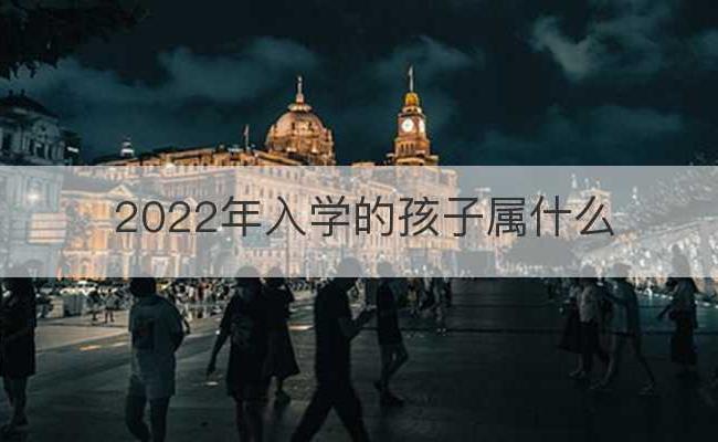 2022年入学的孩子属什么(2022年一年级孩子属什么)