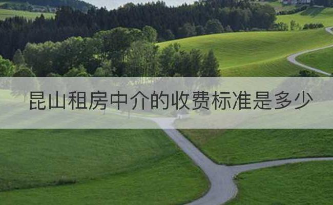 昆山租房中介的收费标准是多少(昆山租房中介的收费标准是多少啊)