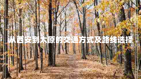 从西安到太原的交通方式及路线选择（详细介绍）