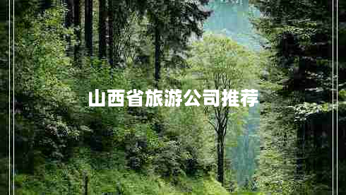 山西省旅游公司推荐（让你放心畅游山西的旅行选择）