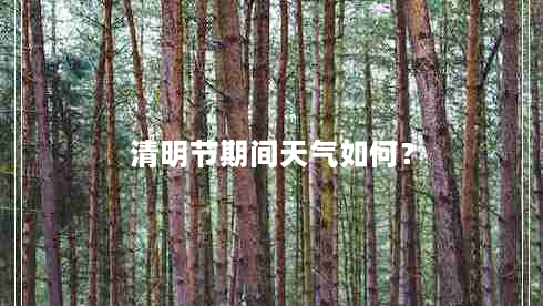 清明节期间天气如何？