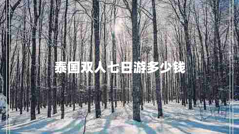 泰国双人七日游多少钱（5000人民币在泰国能玩几天）