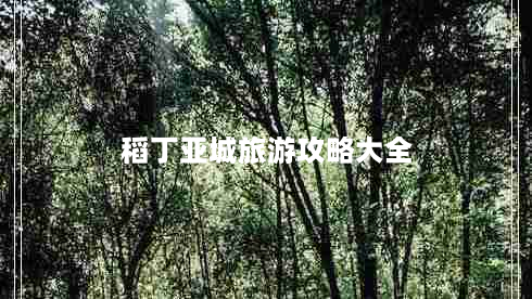 稻丁亚城旅游攻略大全（稻丁亚城美景推荐及游玩攻略）