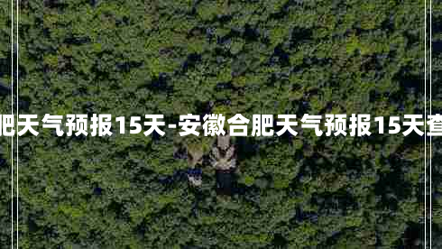 安徽合肥天气预报15天-安徽合肥天气预报15天查询骗你