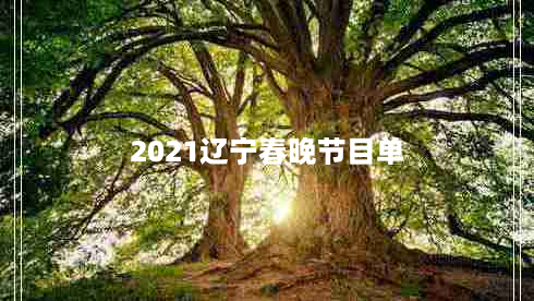 2021辽宁春晚节目单（精彩节目一览）