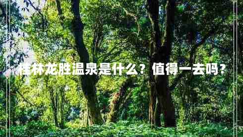 桂林龙胜温泉是什么？值得一去吗？