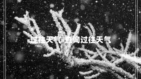 过往天气-查询过往天气