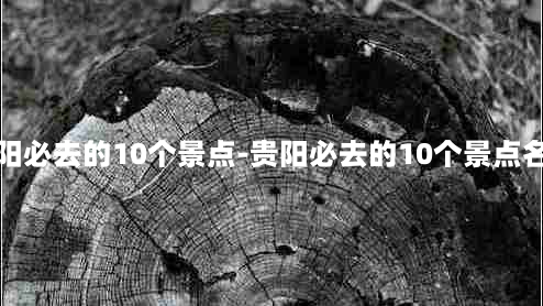 贵阳必去的10个景点-贵阳必去的10个景点名字