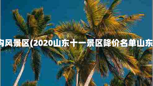 日照黄海九寨沟风景区(2020山东十一景区降价名单山东十一景点推荐)