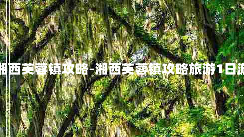 湘西芙蓉镇攻略-湘西芙蓉镇攻略旅游1日游