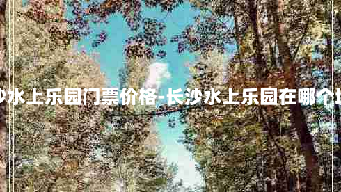 长沙水上乐园门票价格-长沙水上乐园在哪个地方