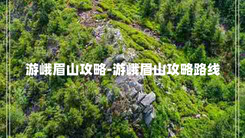 游峨眉山攻略-游峨眉山攻略路线