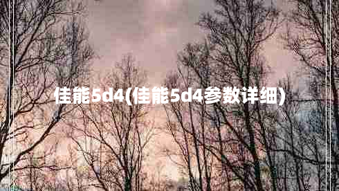 佳能5d4(佳能5d4参数详细)