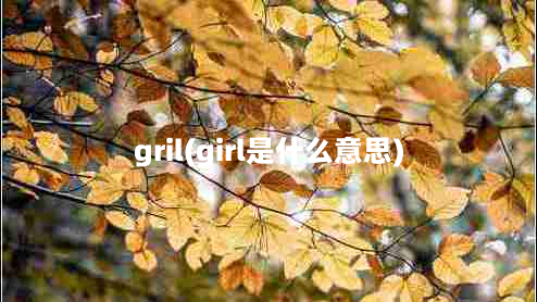 gril(girl是什么意思)