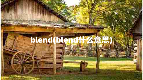 blend(blend什么意思)