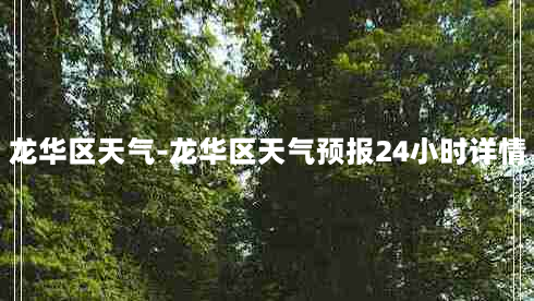 龙华区天气-龙华区天气预报24小时详情