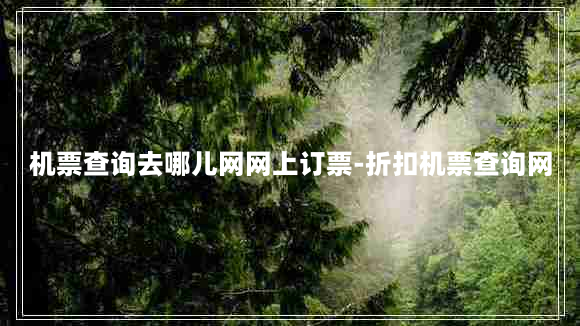 机票查询去哪儿网网上订票-折扣机票查询网