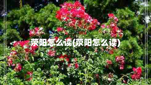 荥阳怎么读(荥阳怎么读)