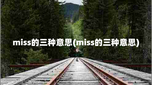 miss的三种意思(miss的三种意思)