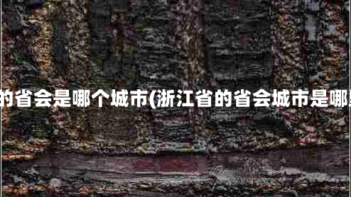 浙江的省会是哪个城市(浙江省的省会城市是哪里？)