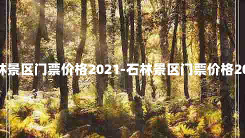 石林景区门票价格2021-石林景区门票价格2022