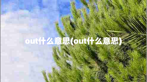 out什么意思(out什么意思)