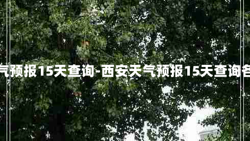 西安天气预报15天查询-西安天气预报15天查询各地天气