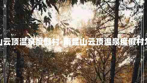 南昆山云顶温泉度假村-南昆山云顶温泉度假村怎么样