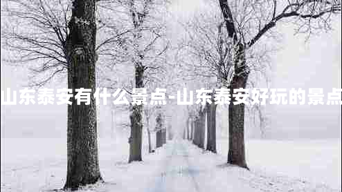 山东泰安有什么景点-山东泰安好玩的景点