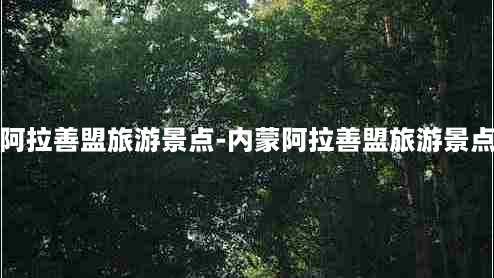 阿拉善盟旅游景点-内蒙阿拉善盟旅游景点