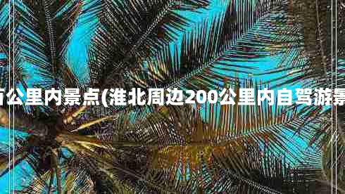 二百公里内景点(淮北周边200公里内自驾游景点)