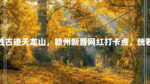 全南景点(全南名胜古迹天龙山，赣州新晋网红打卡点，恍若走进武侠世界里)