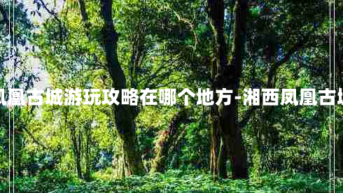 湘西凤凰古城游玩攻略在哪个地方-湘西凤凰古城景点