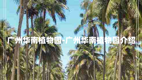 广州华南植物园-广州华南植物园介绍