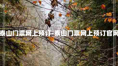 泰山门票网上预订-泰山门票网上预订官网