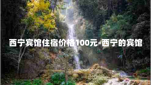 西宁宾馆住宿价格100元-西宁的宾馆