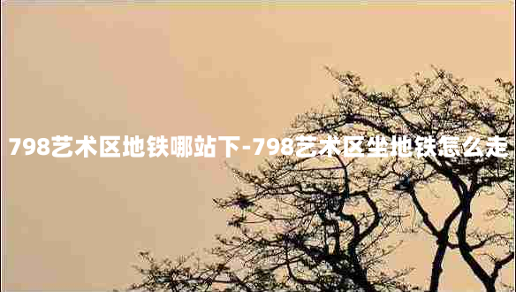 798艺术区地铁哪站下-798艺术区坐地铁怎么走